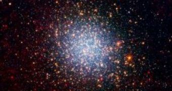 Omega Centauri globular star cluster pictured by Spitzer