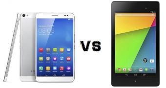 Nexus 7 and Huawei MediaPad X1 compared