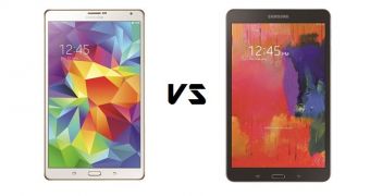 Samsung Galaxy Tab S 8.4 gets compared to Samsung Galaxy TabPRO 8.4