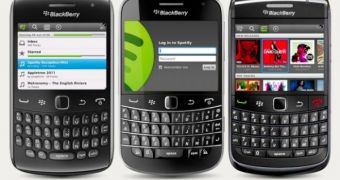 Spotify Mobile now on BlackBerry
