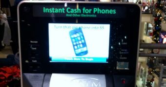 New ATM takes in your old phone, gives you cash in return