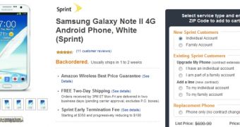 Sprint Galaxy Note II