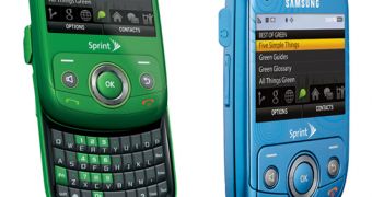 Sprint intros Samsung Reclaim, a corn-made messaging handset