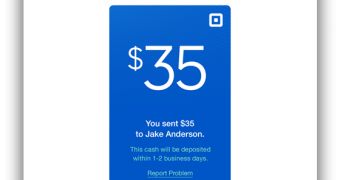 An email from Square Cash