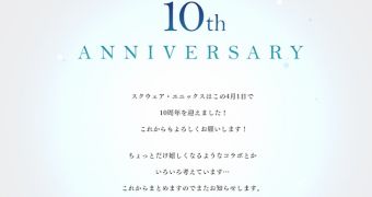 Square Enix's anniversary message