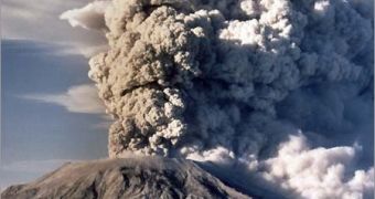 Eruption on Mount St. Helens