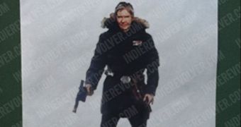 Han Solo looks set to take on the arctic frost in his new fuzzy outfit