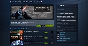 Star Wars sales on Steam