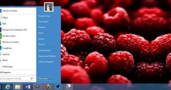 This is what Start8 looks like on Windows 8.1