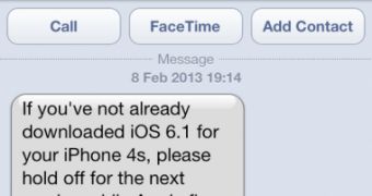 Vodafone text message