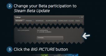 Steam Big Picture tutorial (screenshot)