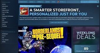 The new Steam interface