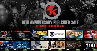 The new Steam 2K sale is live