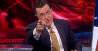 Stephen Colbert wags his finger at J.J. Abrams for “blowing it” with the first “Star Wars VII” announcement