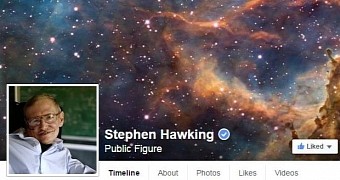 Hawking joins Facebook