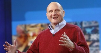 Steve Ballmer was Microsoft's CEO until February last year