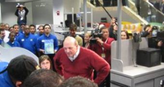 Steve Ballmer launching Windows Vista