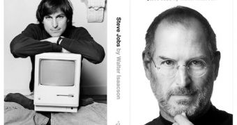 Steve Jobs Biography cover (front and back)