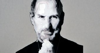 Michael Murphy's 3D sculpture, picturing Steve Jobs