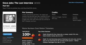Steve Jobs: The Lost Interview on iTunes