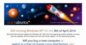 Windows XP to Ubuntu flier