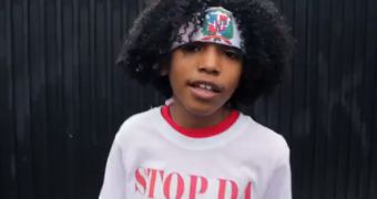 Nine-year-old rapper sings "Stop Da Violence"