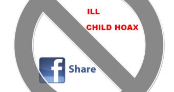 Stop sharing hoax messages that feature ill or disabled  children