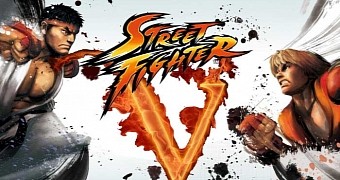 Street Fighter V splash screen