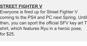 Street Fighter V Launching on PC and PlayStation 4 in Spring 2016