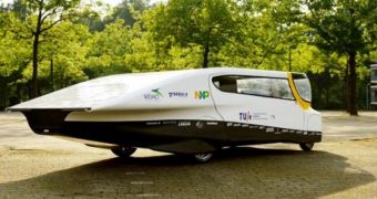 Solar-powered car dubbed Stella generates more energy than it uses