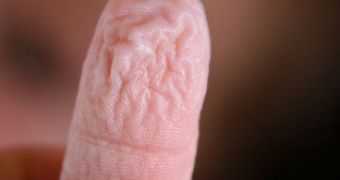 Wrinkly fingers are meant to help people grab and hold on to wet objects