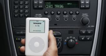 Volvo advertising its iPod Adapter and Digital Jukebox Accessories