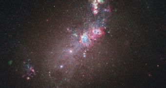 This is the latest Hubble image showing NGC 4214