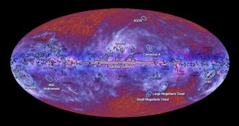 All-sky CMB survey made by Planck