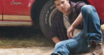 Taylor Lautner in the latest issue of Teen Vogue magazine