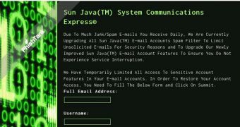 Sun Java System Communications Express phishing