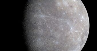 Mercury's magnetic field is kept weak by the constant bombardment of particles in the solar wind
