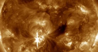 Sun releases powerful, X1.1-class solar flare on November 7, 2013