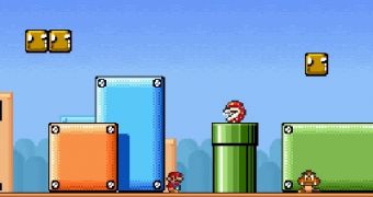 Screenshot from the SNES/Super Famicom version of Super Mario Bros. 3