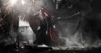 Henry Cavill plays Superman in “The Man of Steel,” directed by Zack Snyder