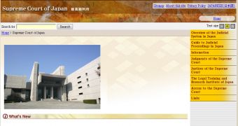 Japan restores Supreme Court website