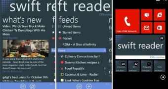 Swift Reader for Windows Phone (screenshots)