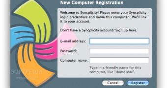 Syncplicity new computer registration