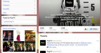 Twitter account of FlopTV hijacked by Syrian Electronic Army