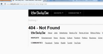 Syrian Electronic Army removes Daily Dot article