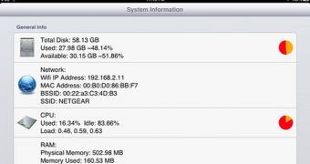 System Information iPad screenshot