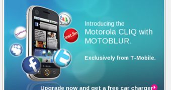 T-Mobile Debuts Motorola Cliq for Existing Customers