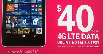 T-Mobile Lumia 640 at Walmart