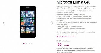 T-Mobile Lumia 640 Goes on Sale for $130