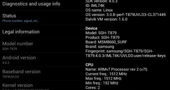T-Mobile Samsung Galaxy Note Revealed in Screenshots